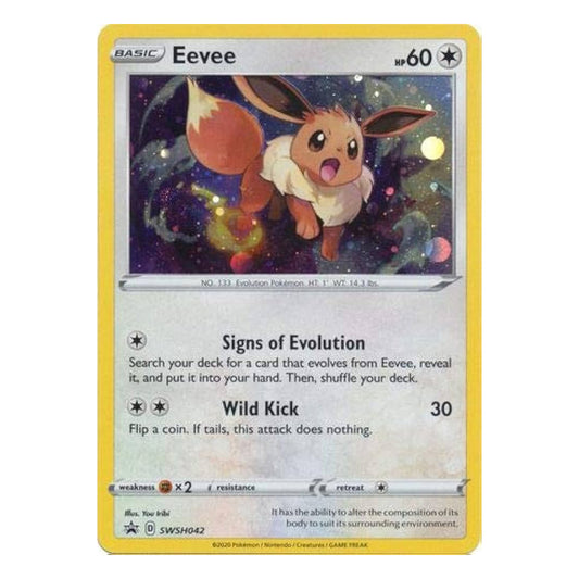 2020 Pokemon English Promo SWSH042 Eevee