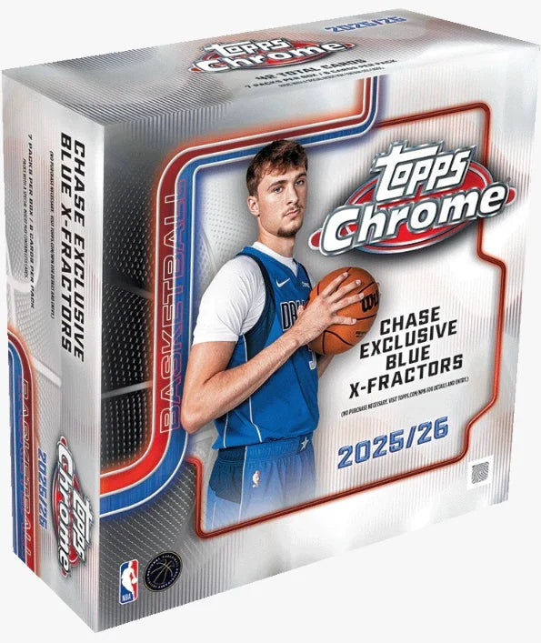 2025 Topps Chrome Basketball Mega Box