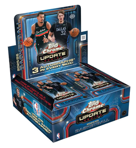 2025-26 Topps Chrome Update Basketball Jumbo Box