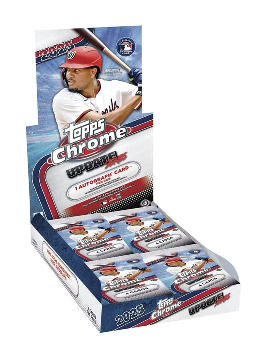 2025 Topps Chrome Update Series  Baseball Hobby Box