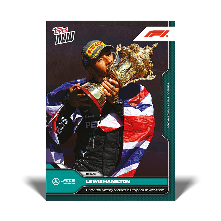 Lewis Hamilton 2024 Formula 1® Topps Now® Card 38
