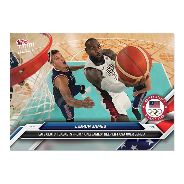 LeBron James - 2024 Olympic Games TOPPS NOW® Card 24