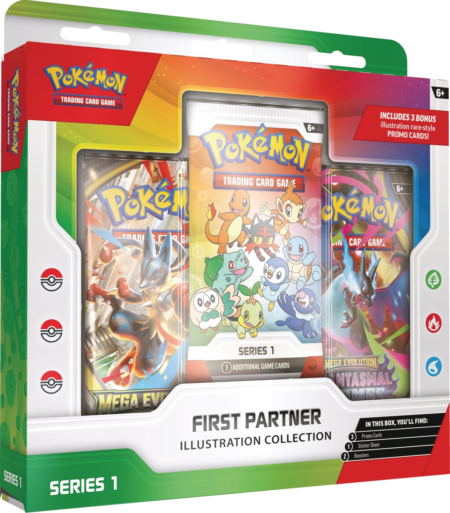 Pokemon English: First Partner Illustration Collection—Series 1