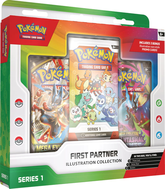 Pokemon English: First Partner Illustration Collection—Series 1