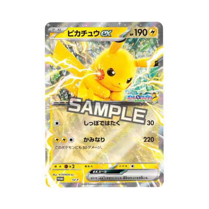Pokemon TCG x 日本JR 比卡超 400% Promo Jumbo Card Japanese