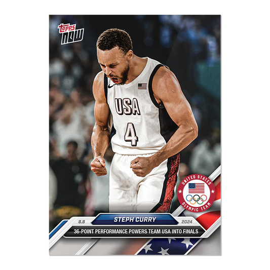 Steph Curry - 2024 Olympic Games TOPPS NOW® Card 22