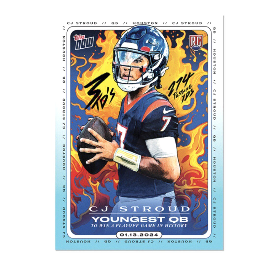 Topps Now 2024 C.J. Stroud RC CJ2a