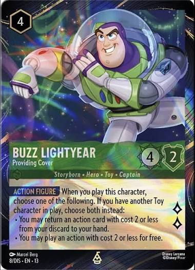 香港迪士尼 x Lorcana Promo Card set (Mickey Mouse, Buzz Lightyear)