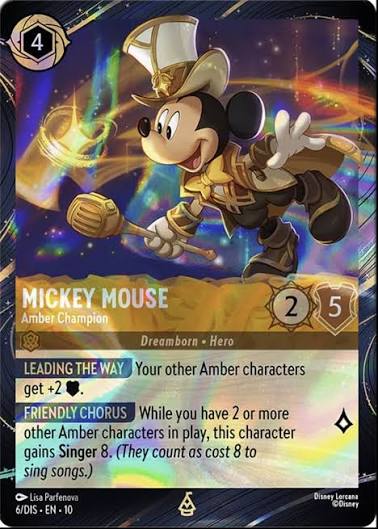 香港迪士尼 x Lorcana Promo Card set (Mickey Mouse, Buzz Lightyear)