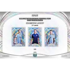 2025 Argentina National Football Team HALO Collection Cards, Lionel Messi Autograph Football Star Cards, World Cup (Case)