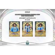 2025 Argentina National Football Team HALO Collection Cards, Lionel Messi Autograph Football Star Cards, World Cup (Case)