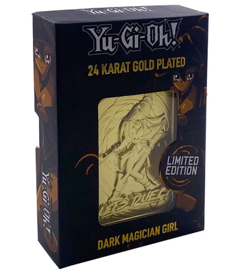 Yu-Gi-Oh! 24 Karat Gold Metall Palette Dark Magician Girl CON